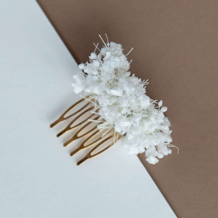 Hochzeit Trockenblumen white