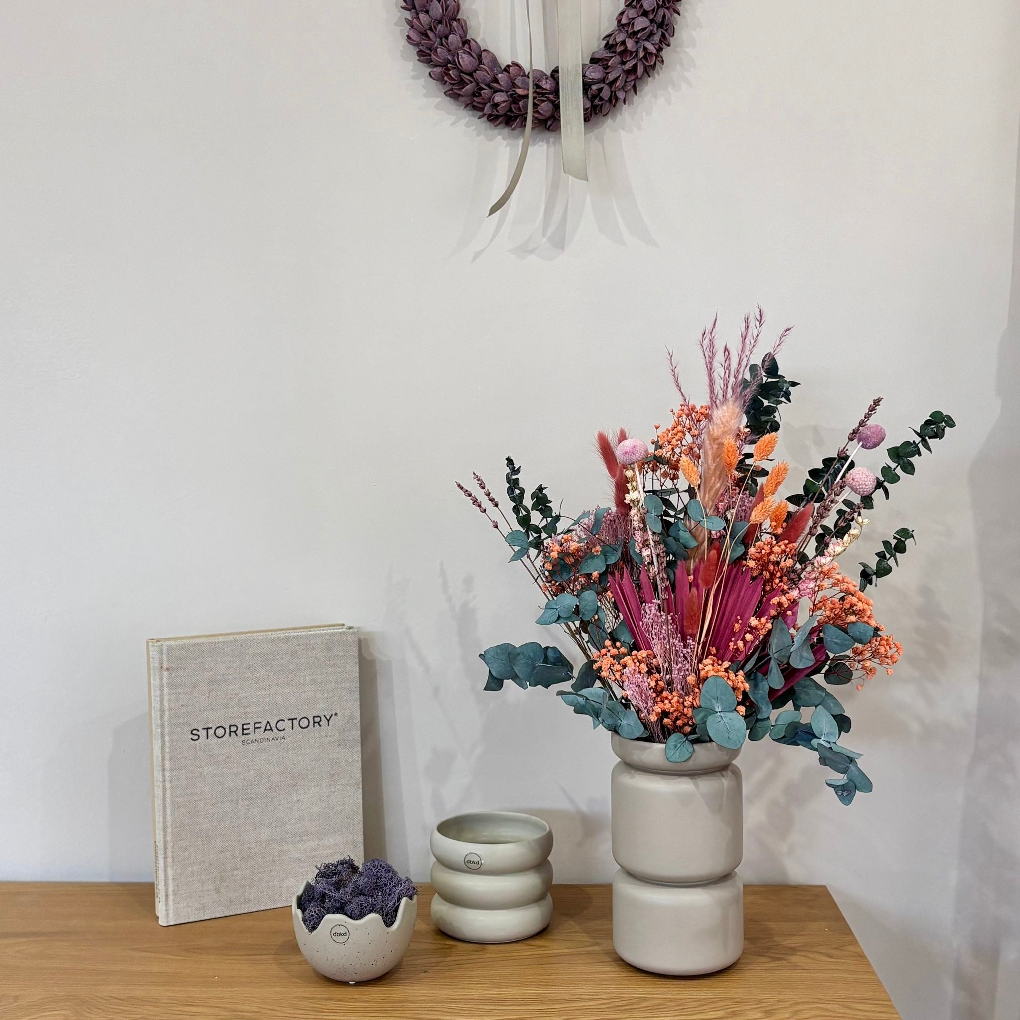 Touch of Spring - Trockenblumenstrauß in frischen Farben