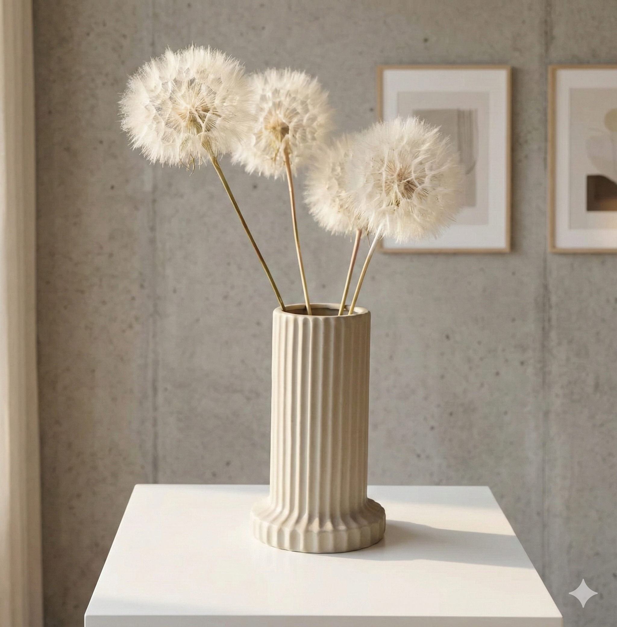 Pusteblume getrocknet einzeln