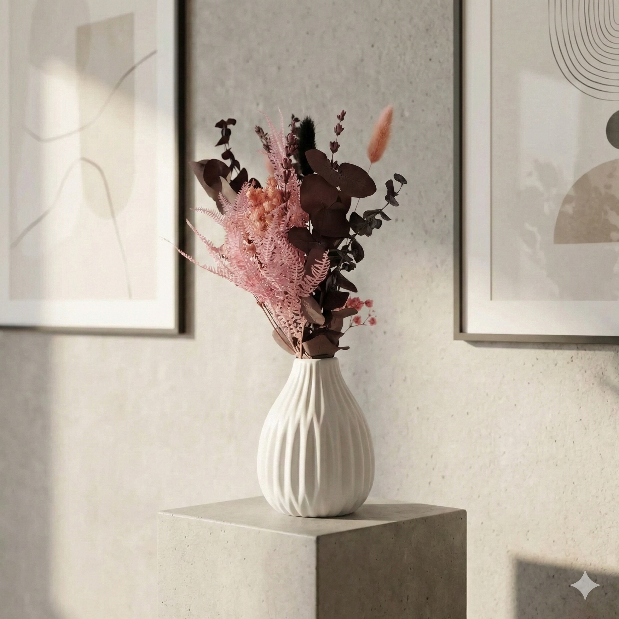 Dried flower bouquet Mini Touch of Pink