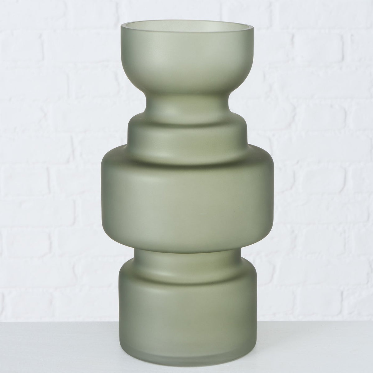 Bodena Vase - mattes Klas in grün