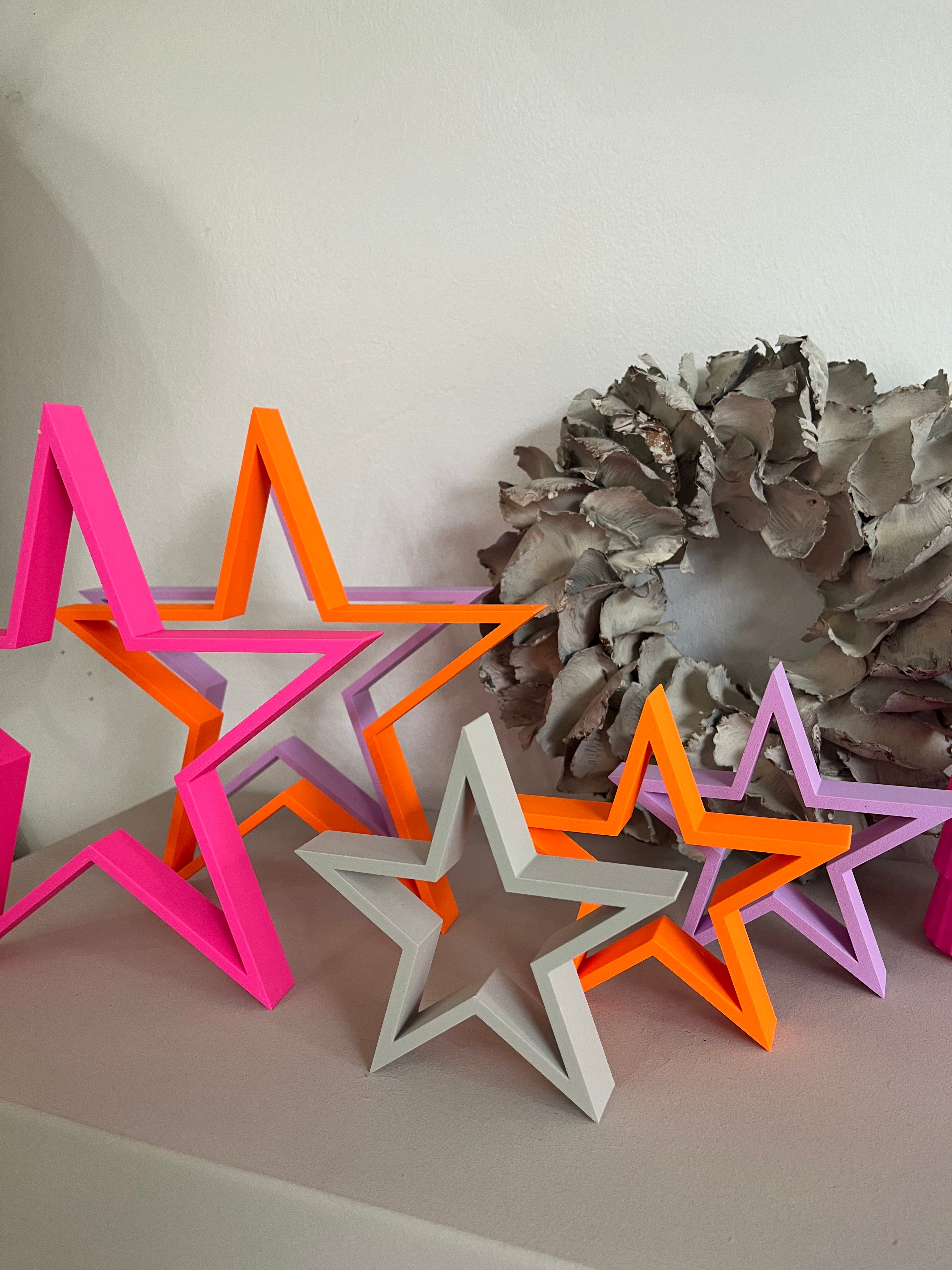 Aufsteller - Stern Gisela 3D Druck