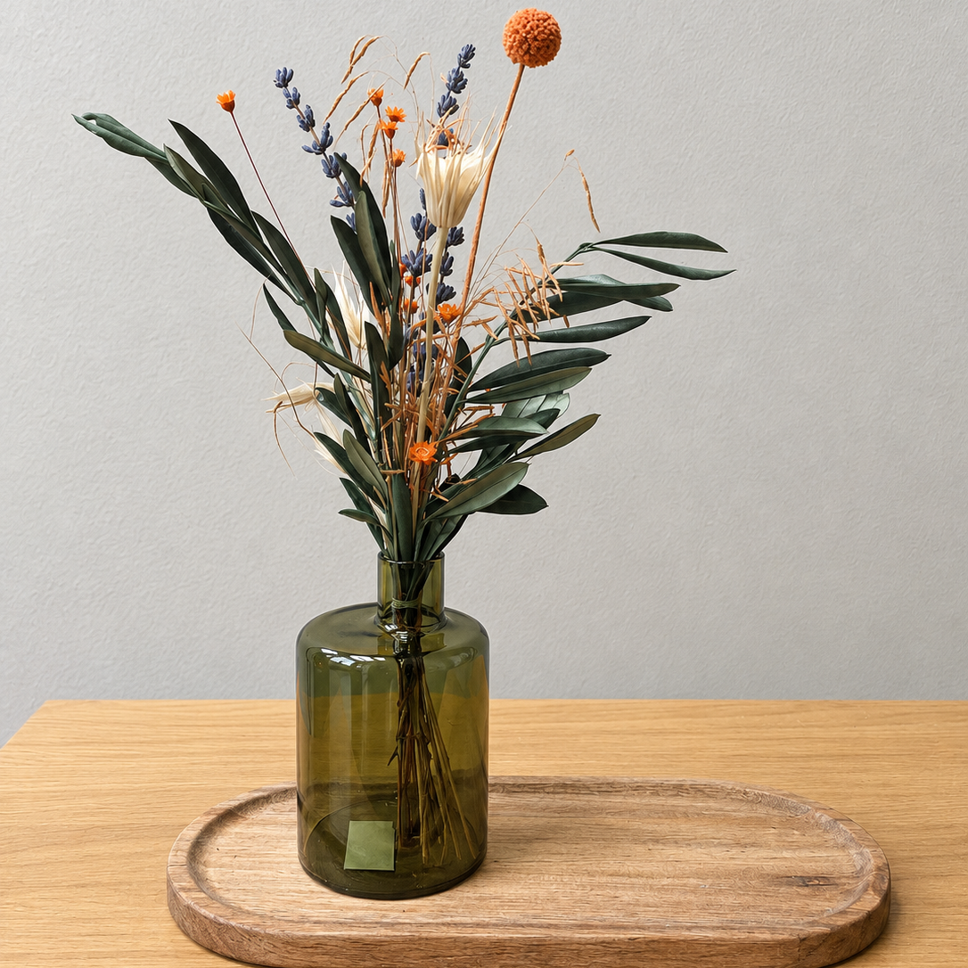 Olive & Wild Mini - Natürlicher Trockenblumenstrauß mit Olive