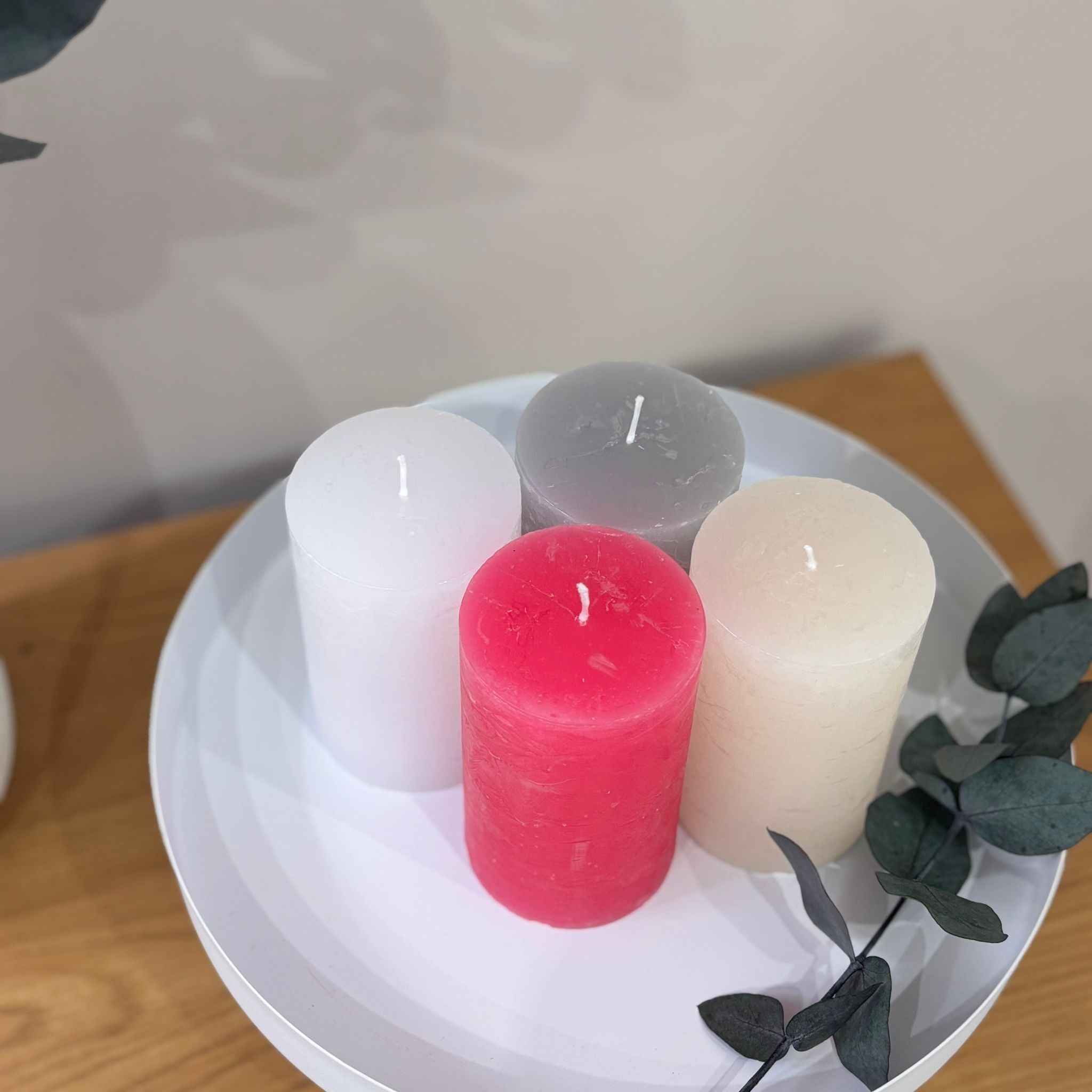 4er Set Rustickerzen für Adventskranz - Lykke&You GmbH