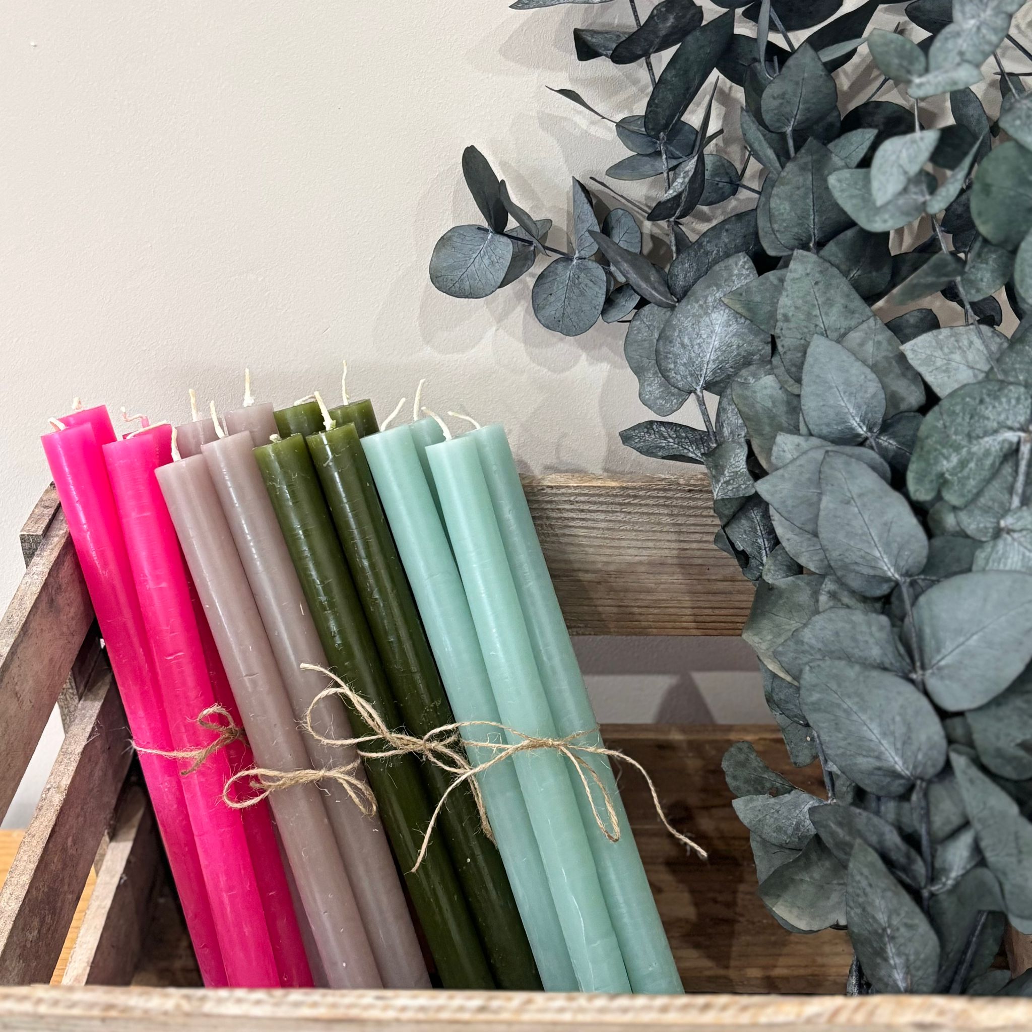 4er Set Stabkerzen für Adventskranz - Lykke&You GmbH