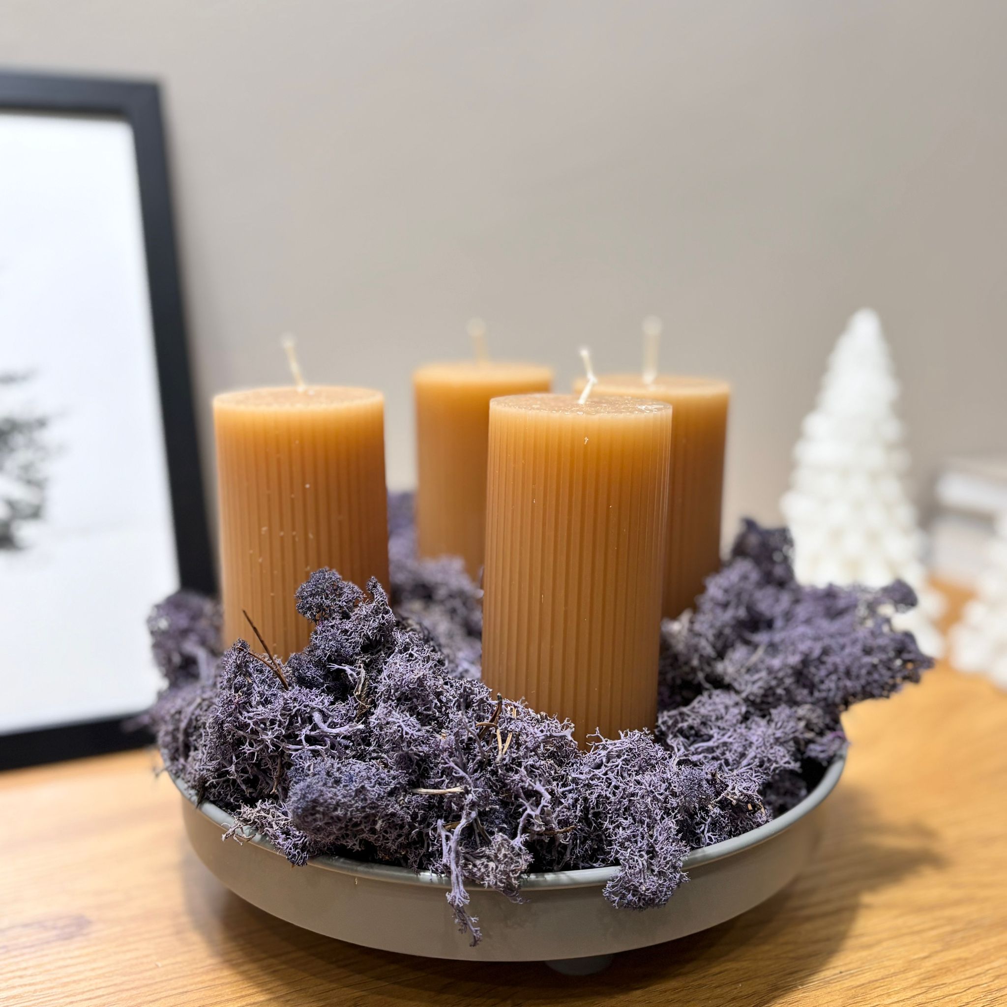 Komplettset Amberfjord Tray - purple brown