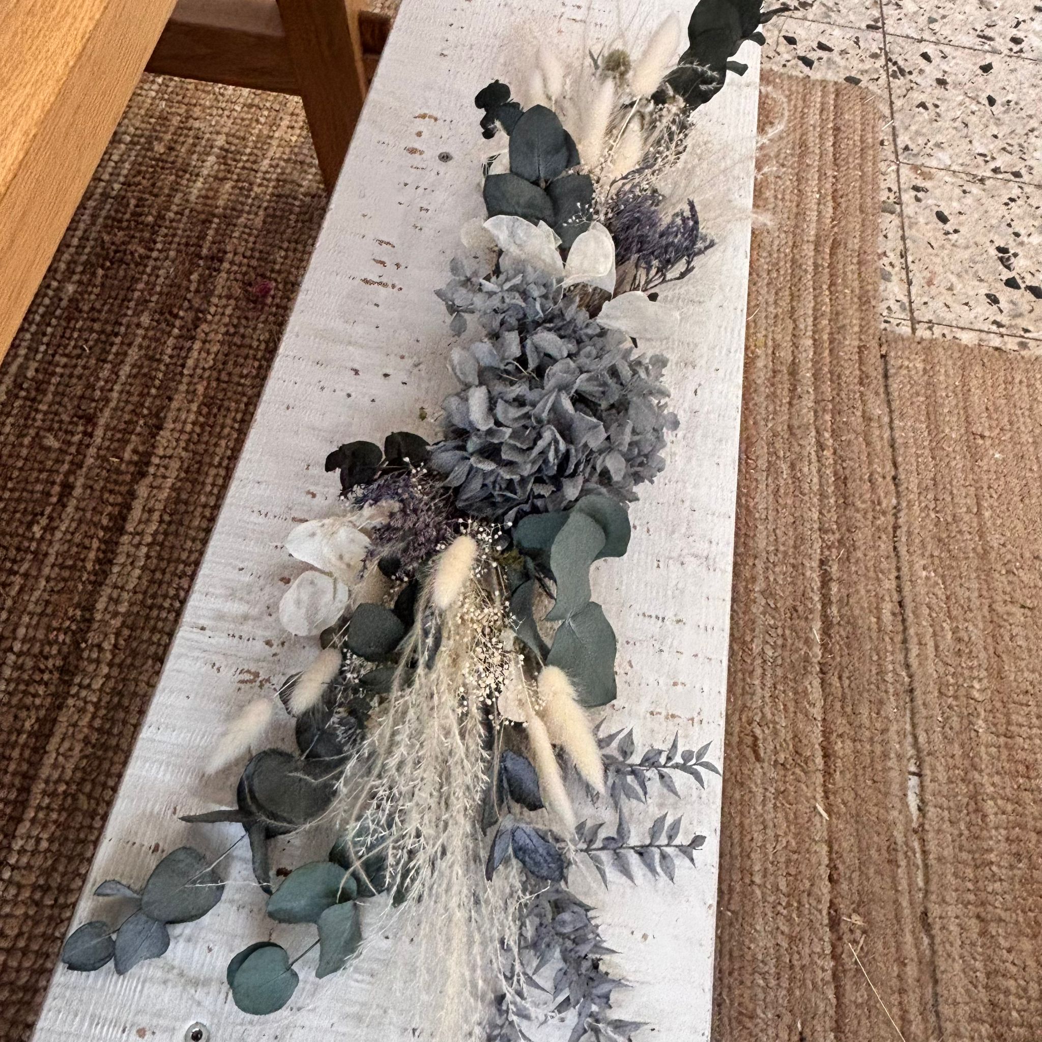 Tischgesteck Eukalyptus blau - OUTLET