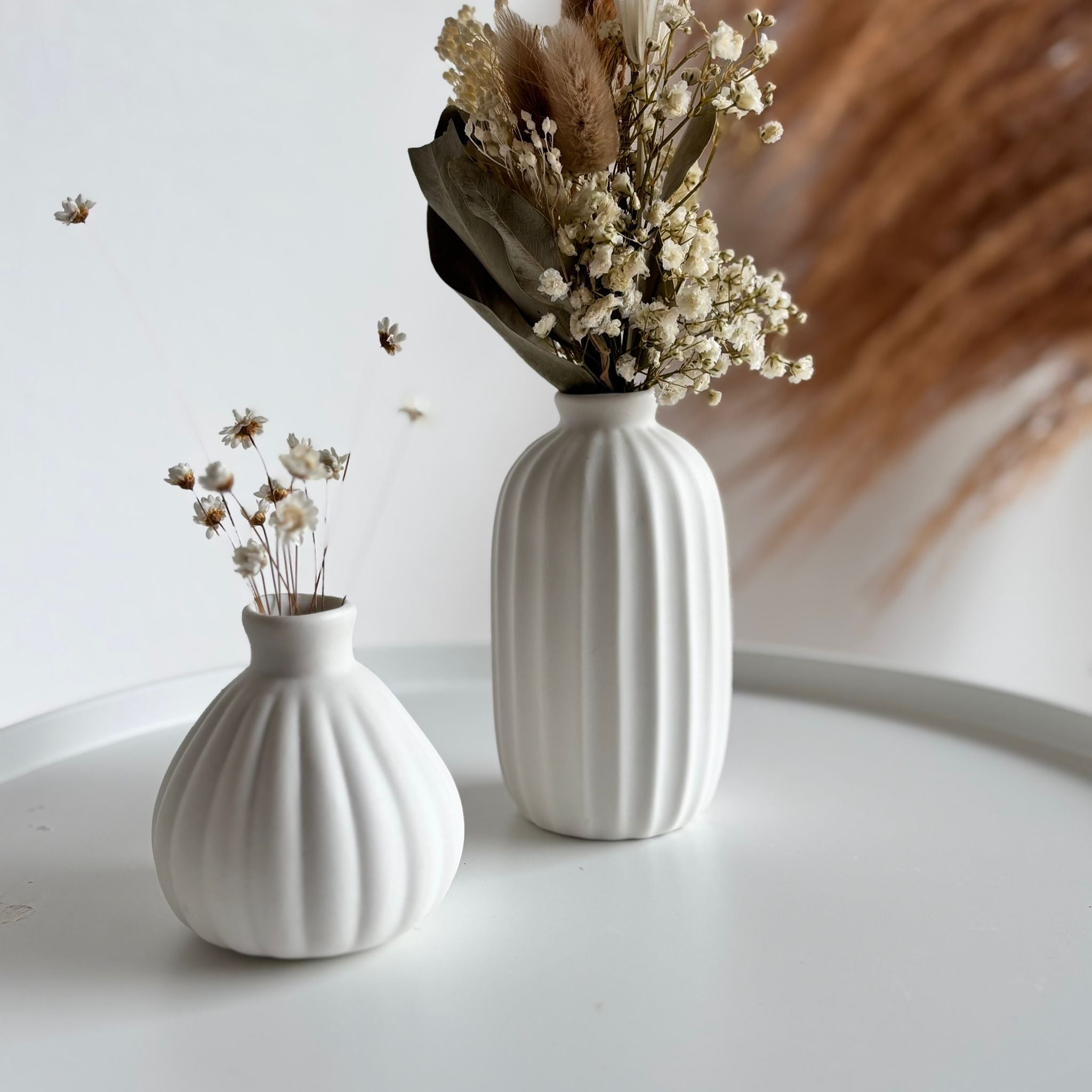 Dean&David: Combination vase and dried flower bouquet