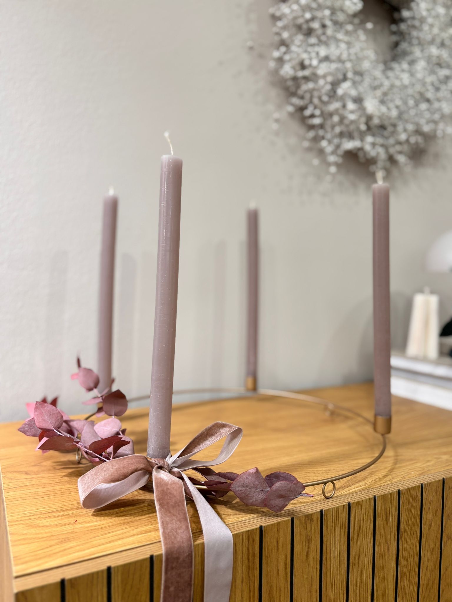 Metal candle holder I Advent wreath