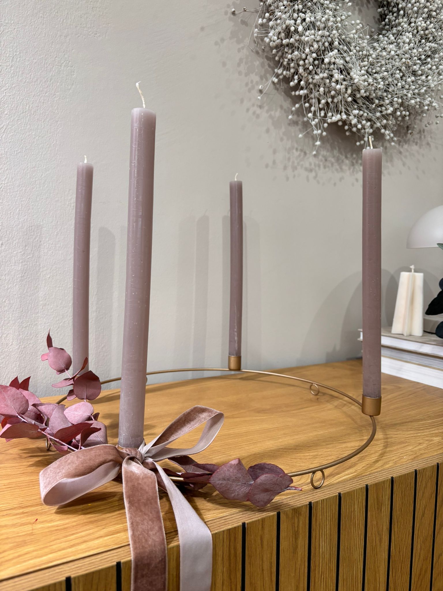 Metal candle holder I Advent wreath