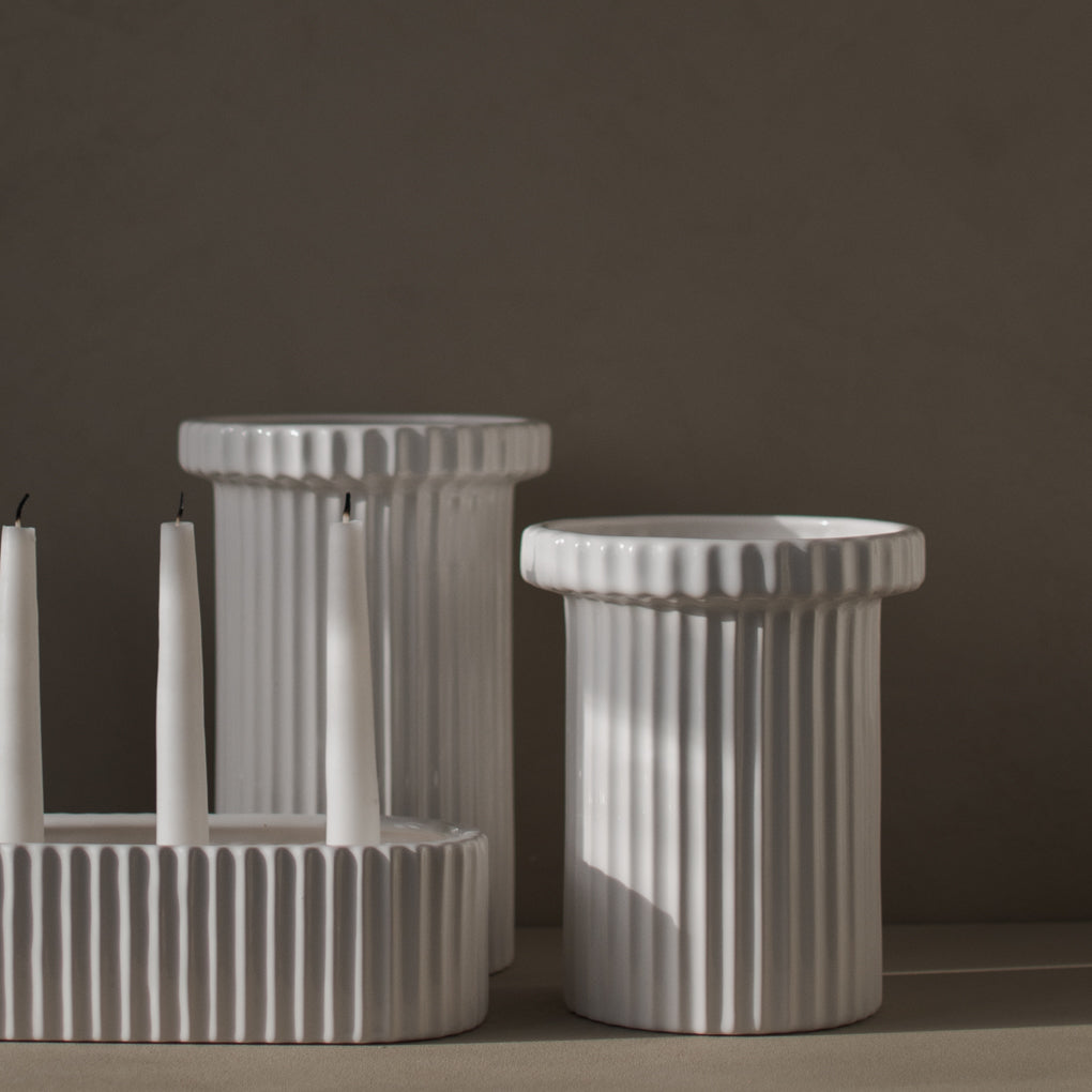 dbkd Vase Stripe Pot mit Rillen