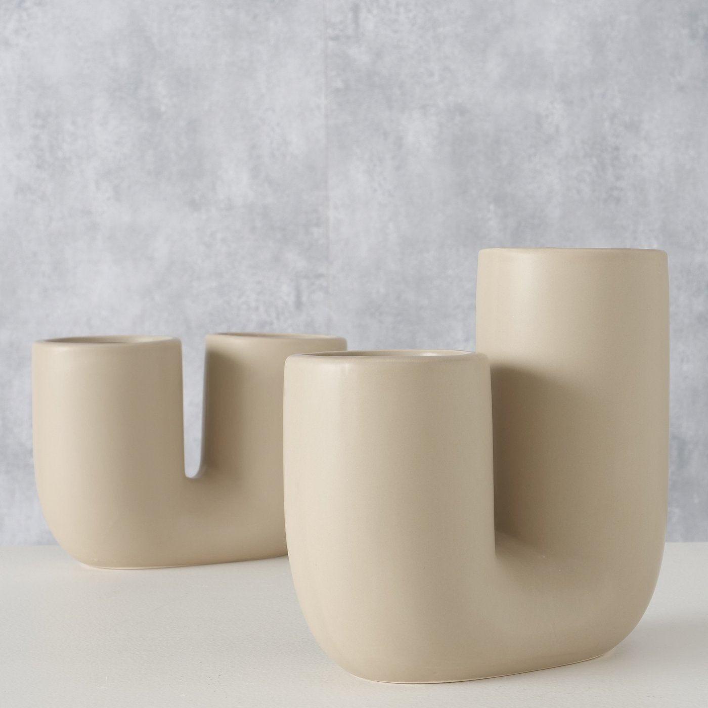 Vasen Filiko 2er Set | beige - Lykke&You GmbH