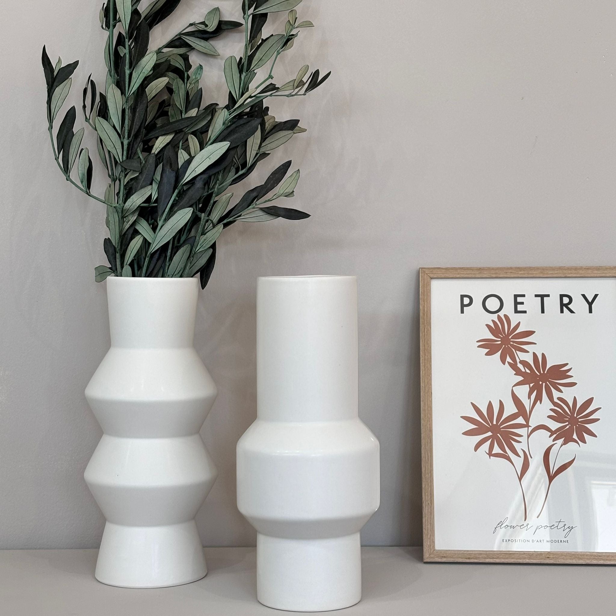 Vasen Sybil 2 Varianten - weiß - Lykke&You GmbH