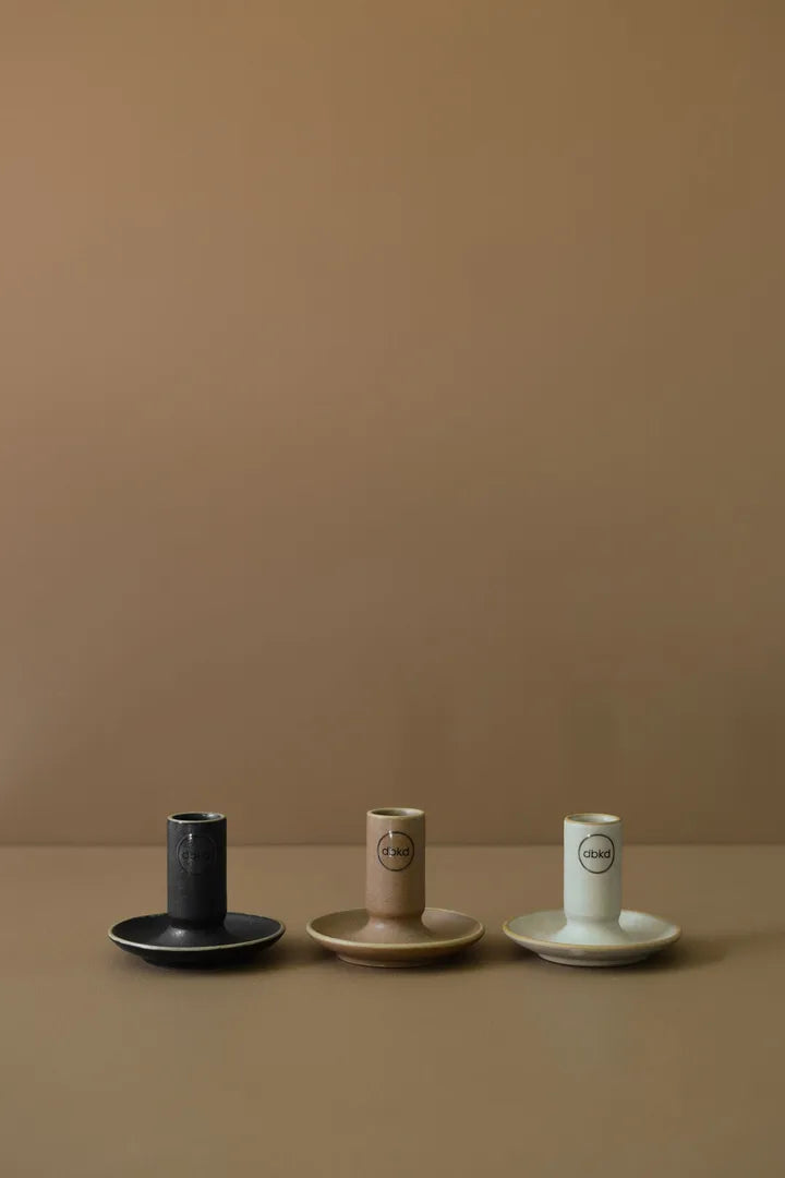 Kleiner Kerzenhalter Made – terracotta - Lykke&You GmbH