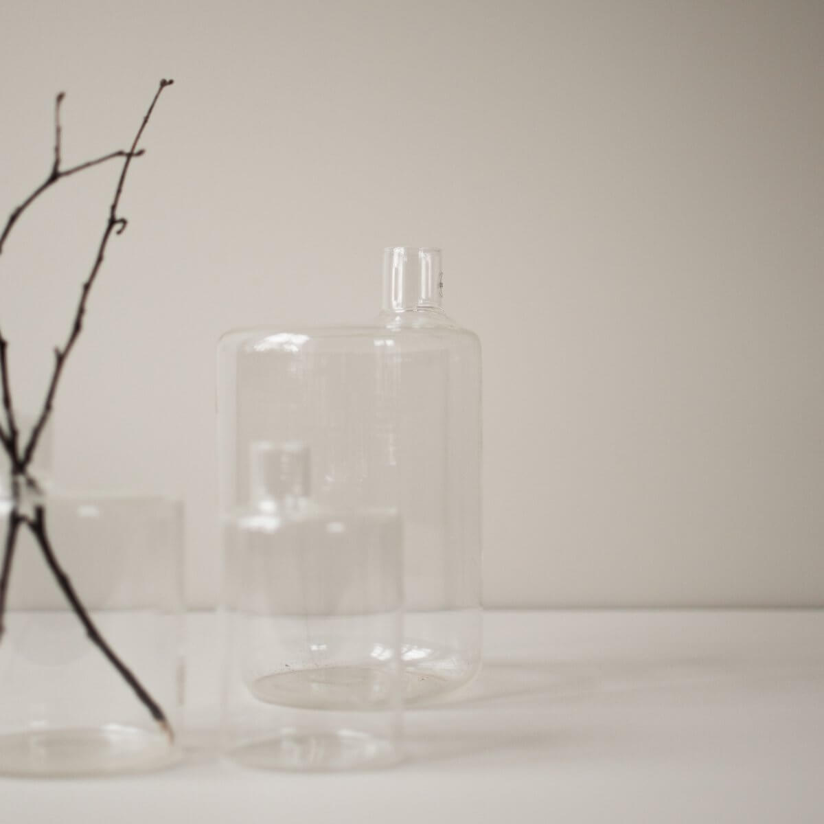 dbkd Pipe Vase Glas - die perfekte Vase für kleine Sträuße - Lykke&You GmbH