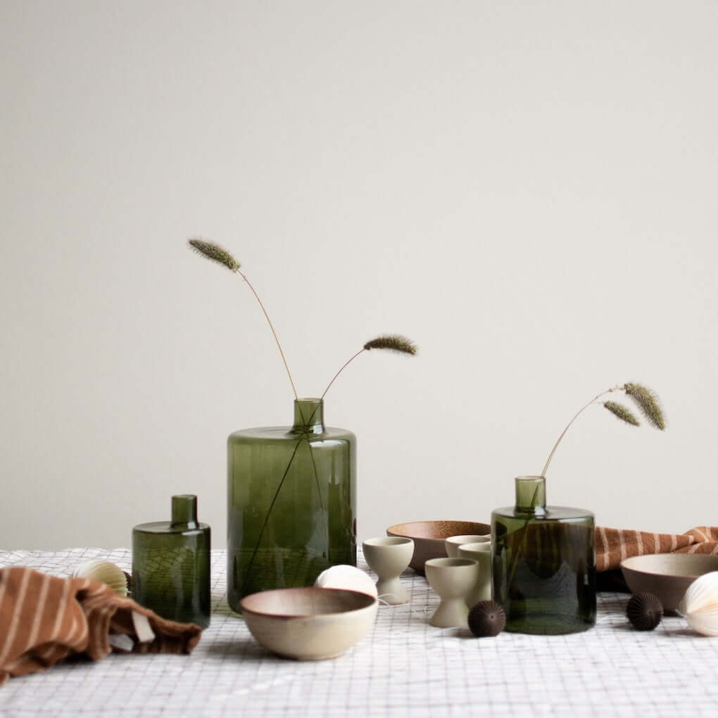 dbkd Pipe Vase Glas - die perfekte Vase für kleine Sträuße - Lykke&You GmbH