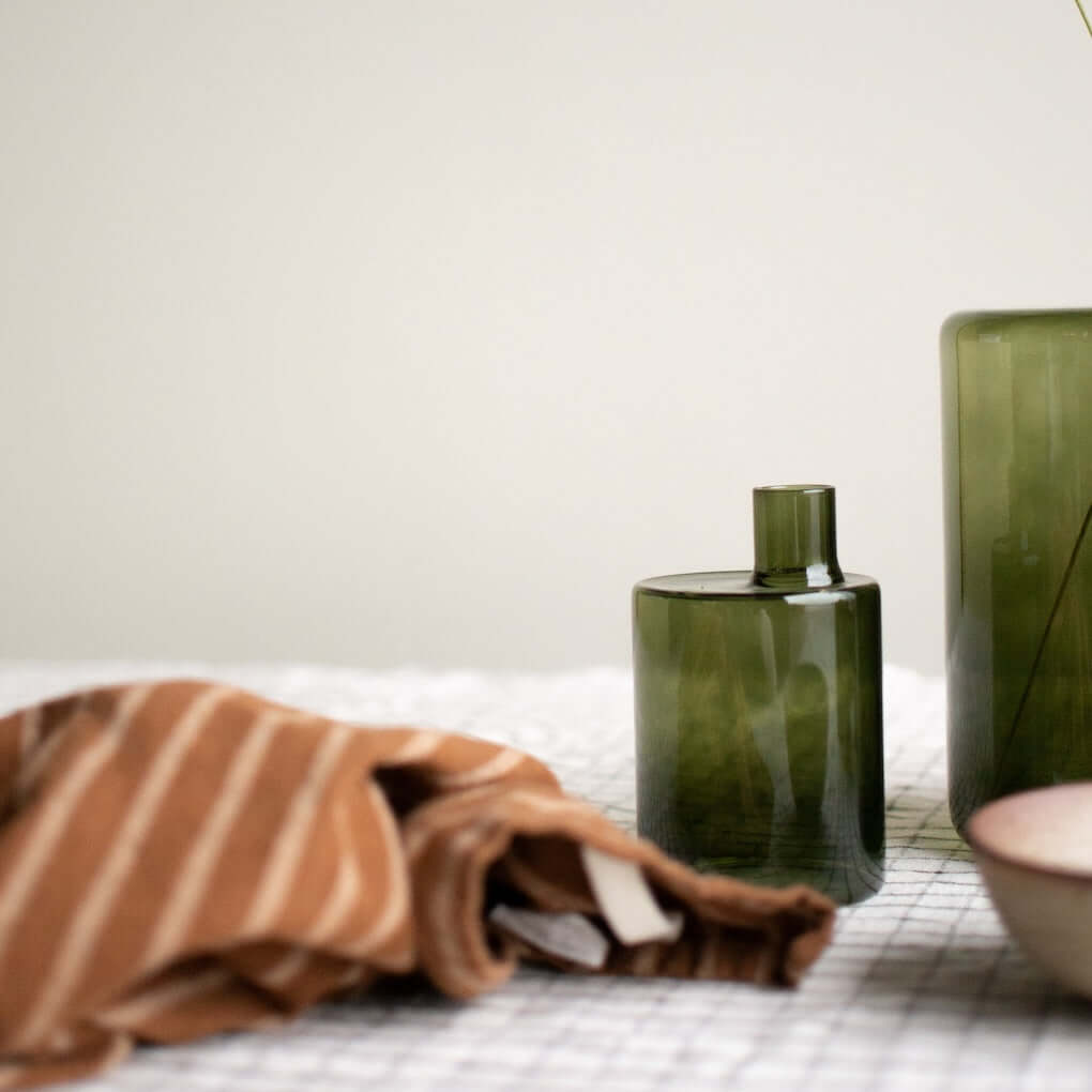 dbkd Pipe Vase Glas - die perfekte Vase für kleine Sträuße - Lykke&You GmbH