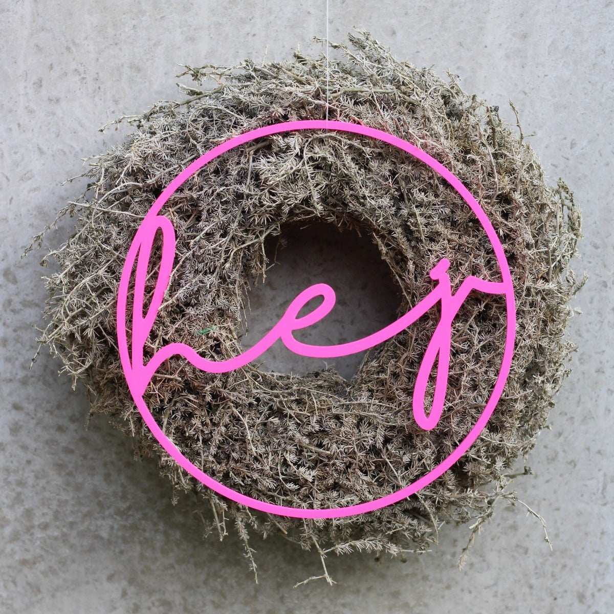 Dekoring „Hej“ – 3D-gedruckt