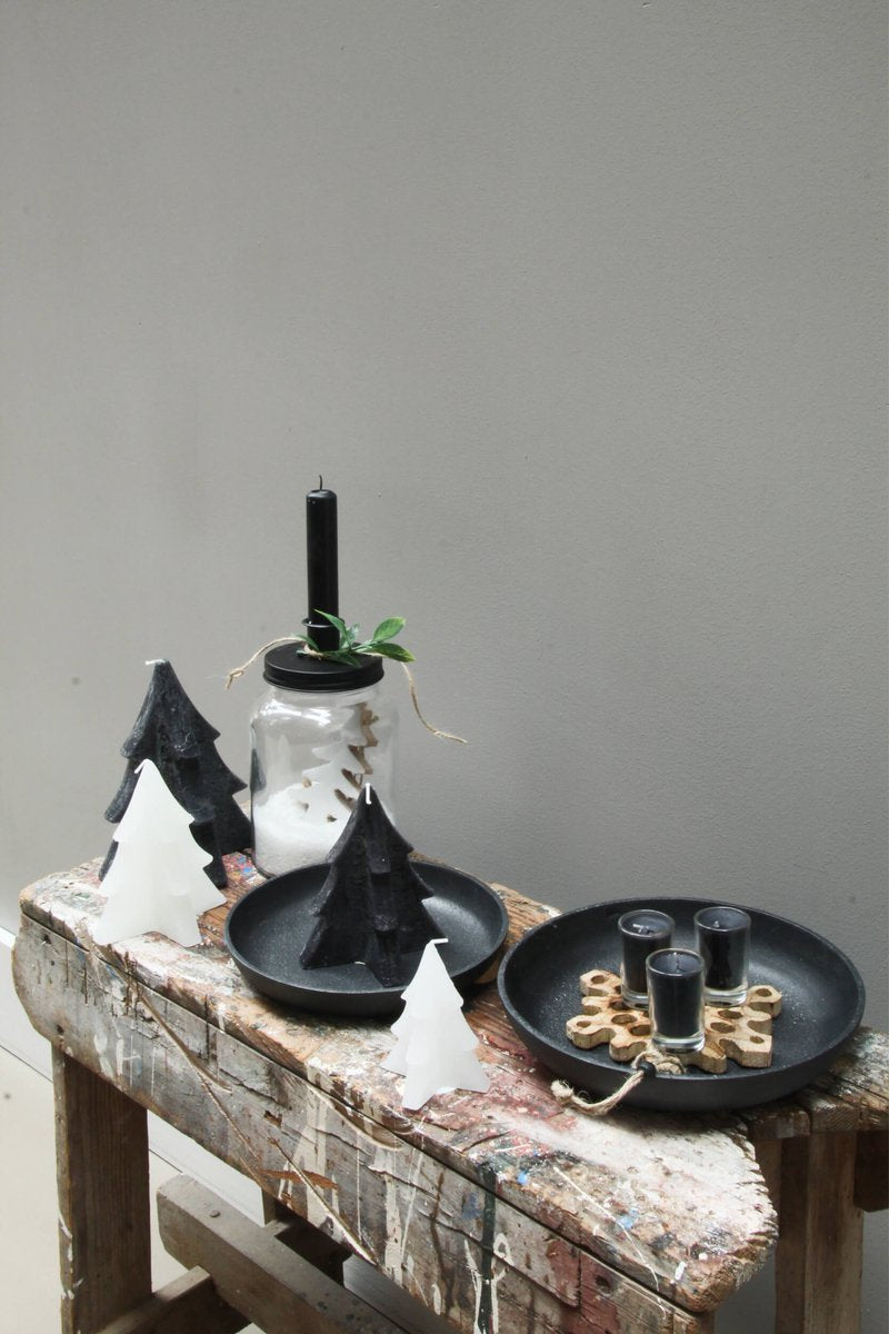 Deko-Kerze Baum S Gold 6 Stück - Lykke&You GmbH