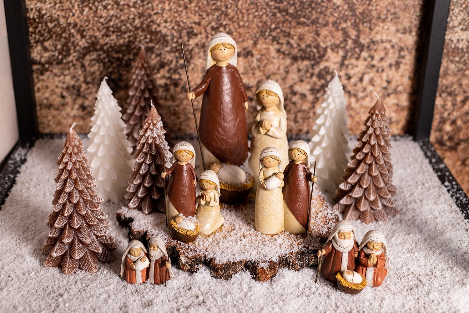 Kerze Weihnachtsbaum weiss S - Lykke&You GmbH