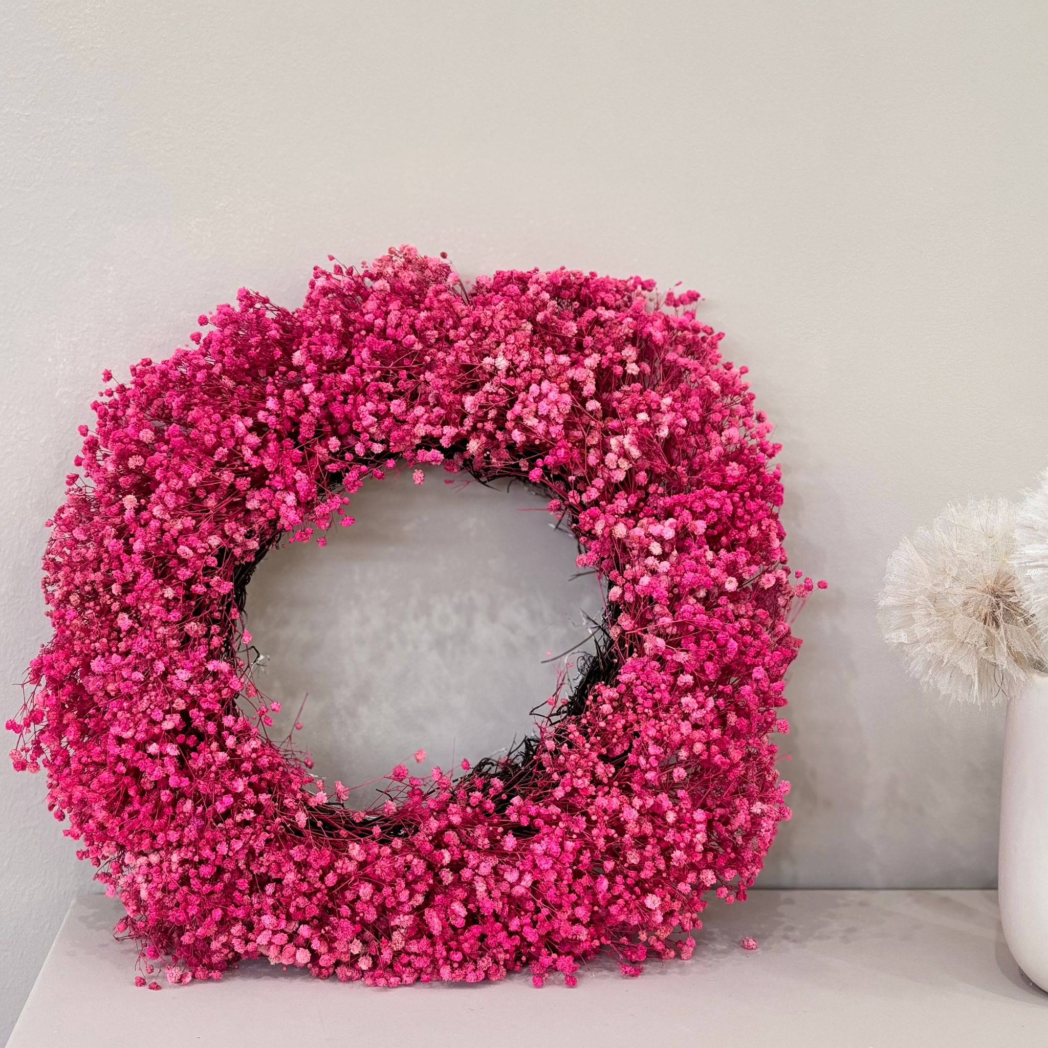 Trockenblumenkranz Schleierkraut - Lykke&You GmbH