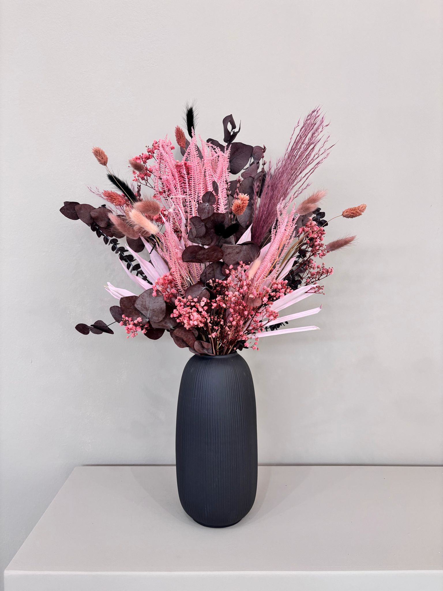 Touch of Pink: Zeitlose Eleganz in Rosatönen - Trockenblumenstrauß fürs ganze Jahr - Lykke&You GmbH