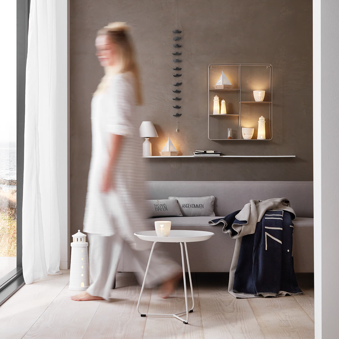 RÄDER Poesielichter „Meeresrauschen“ – Romantische Beleuchtung aus unglasiertem Porzellan - Lykke&You GmbH