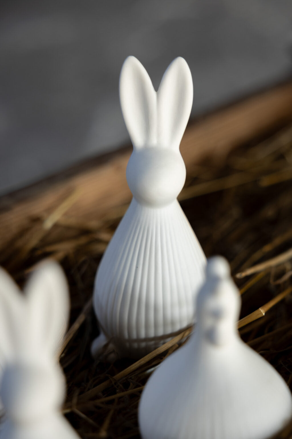 Selma - Keramikhase groß weiß - Lykke&You GmbH