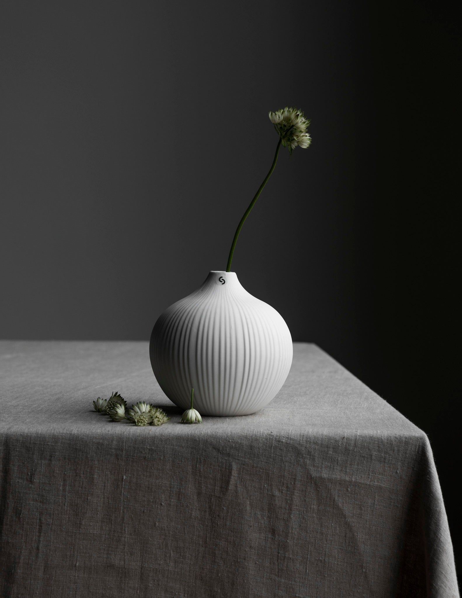 Fröbacken Vase weiss medium - Lykke&You GmbH