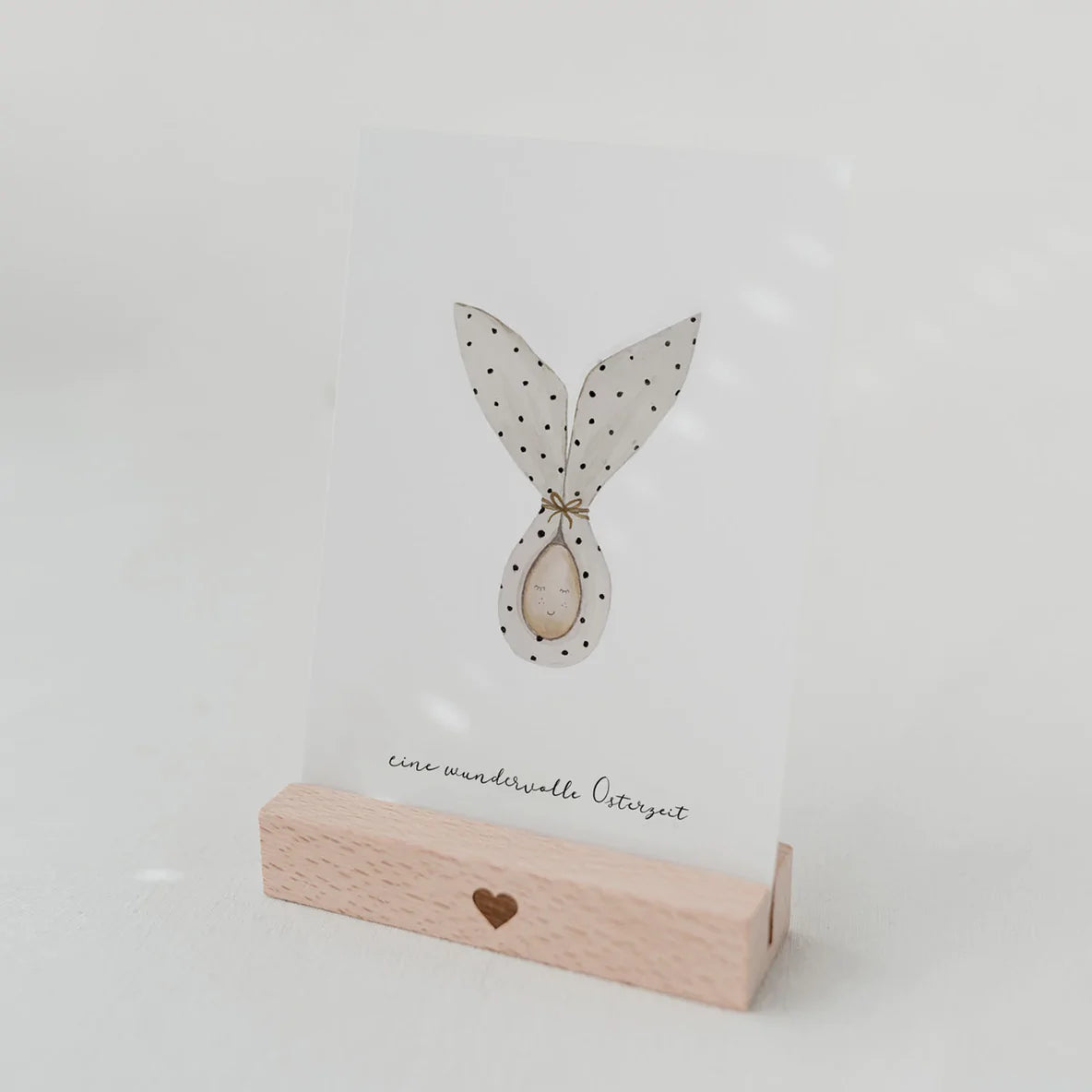 Eulenschnitt Glückwunschkarte "Eine Wundervolle Osterzeit" - Lykke&You GmbH