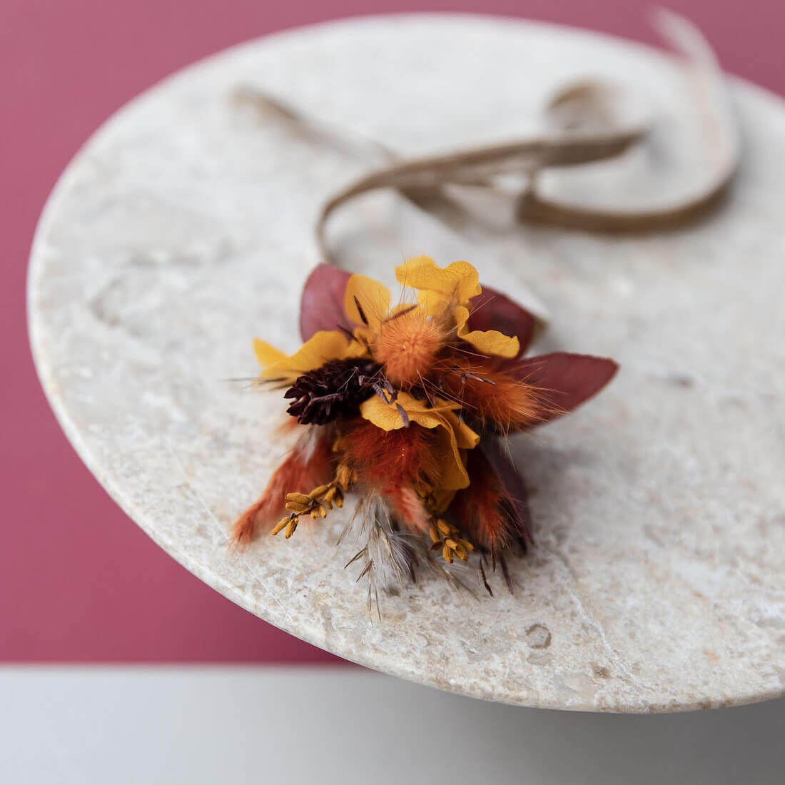 Indian Summer: Armband Trockenblumen - Lykke&You GmbH