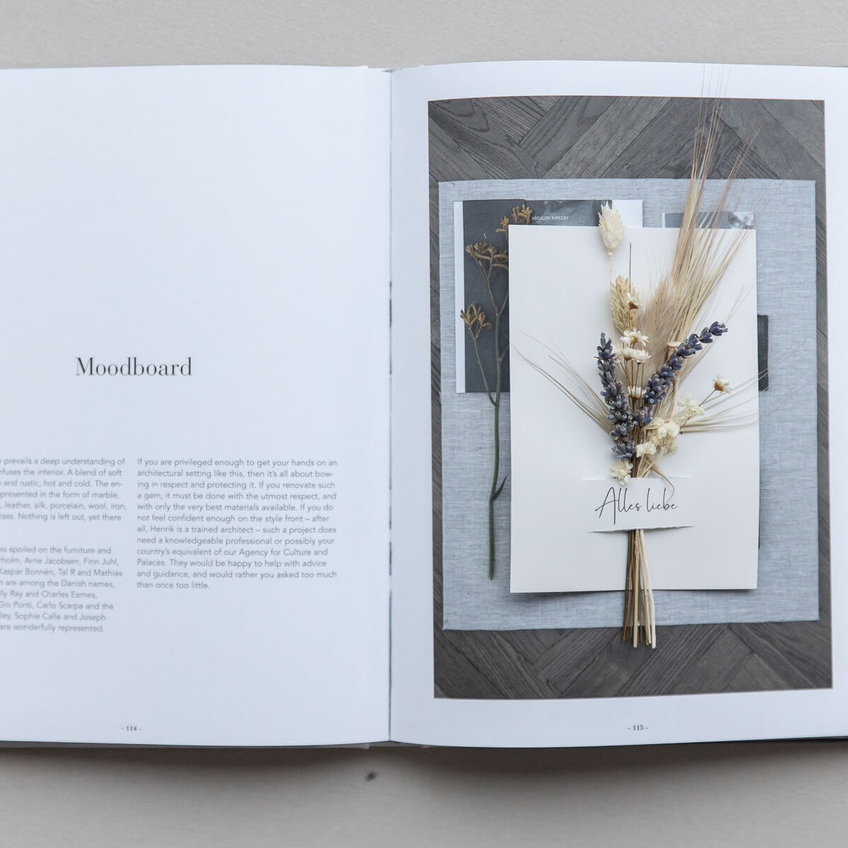 Karte Trockenblumen "Alles Liebe" - Lykke&You GmbH