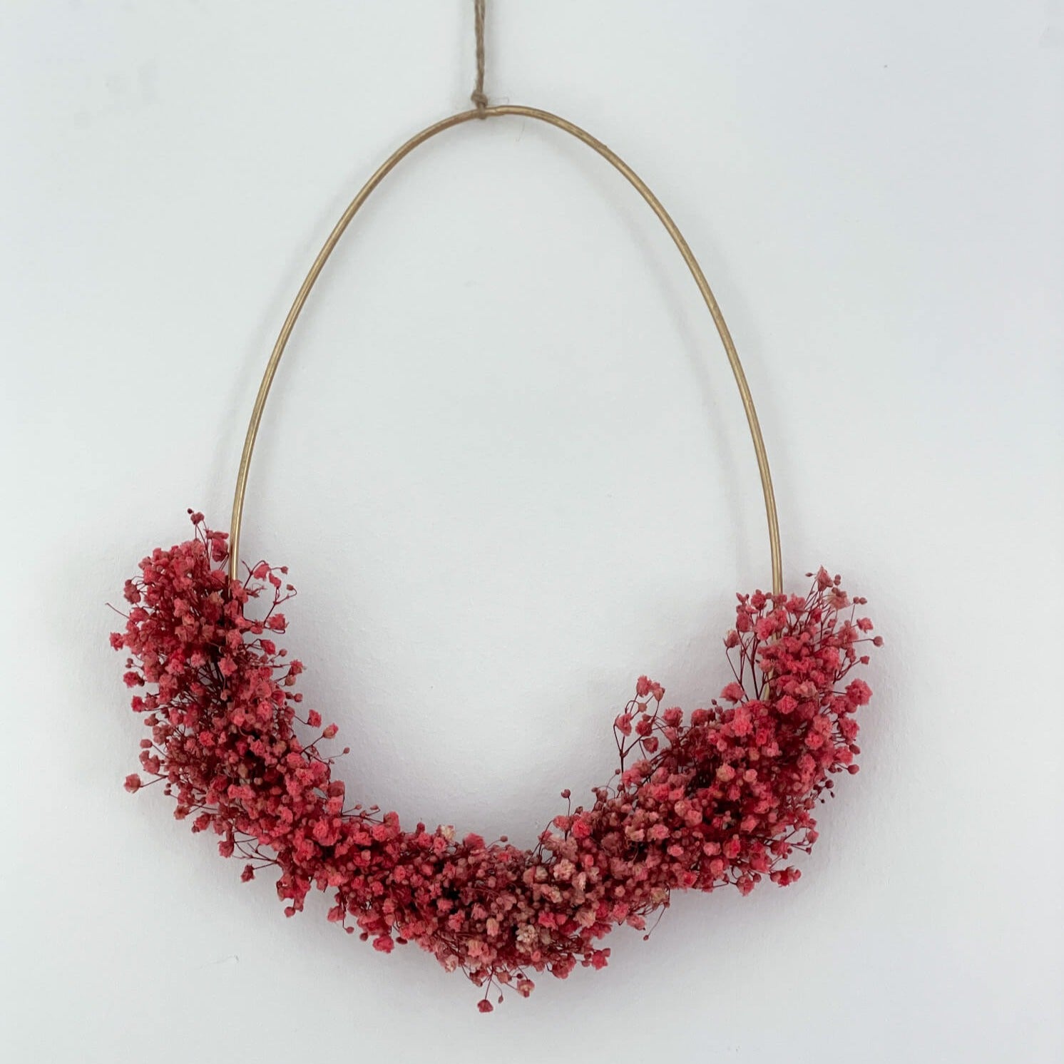 Trockenblumenkranz Osterei I gold I 25 cm Außenmass - Lykke&You