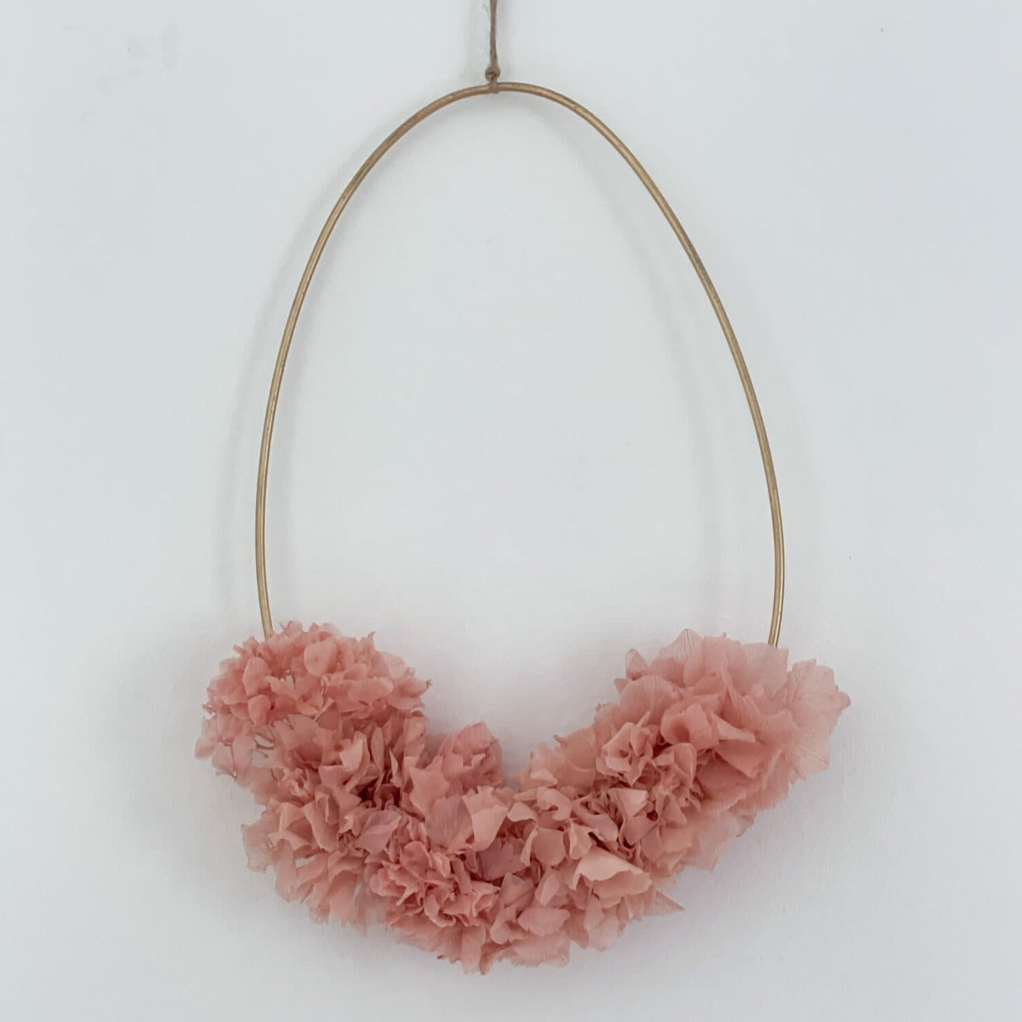 Trockenblumenkranz Osterei I gold I 25 cm Außenmass - Lykke&You