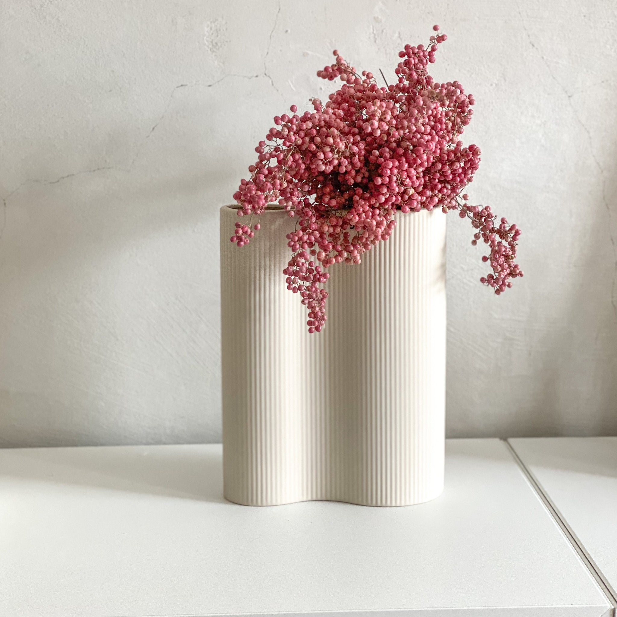 Pfefferbeeren | 30 cm extra großer Bund - Farbe: pink