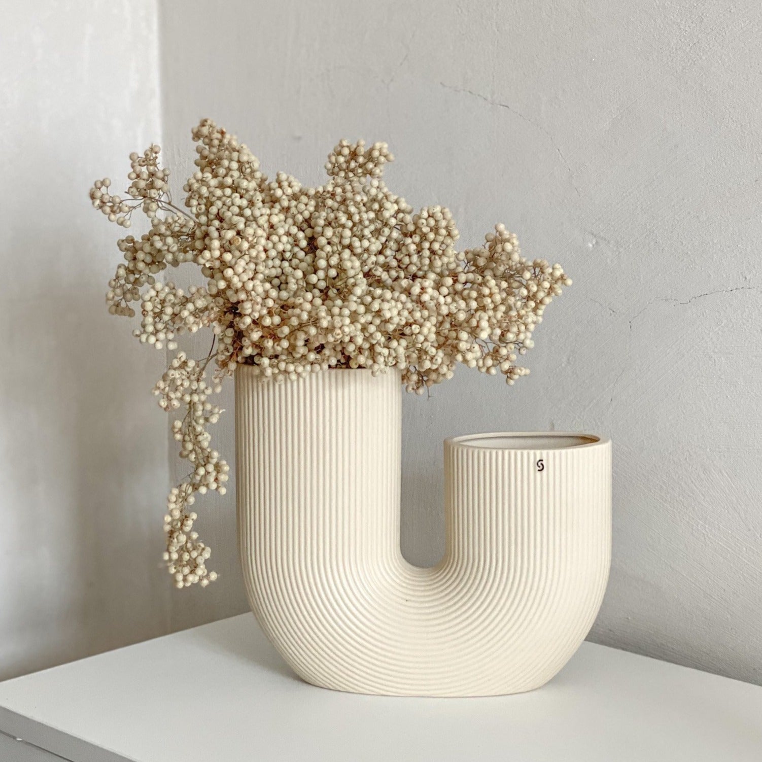 Pfefferbeeren | 30 cm | extra großer Bund - Farbe: beige