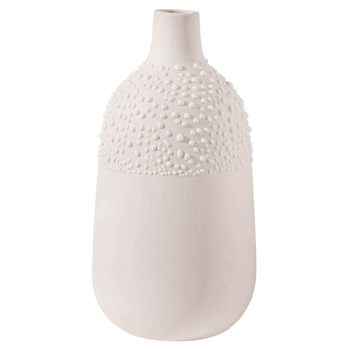 RÄDER Various matte pearl vases: artistic variety in stoneware