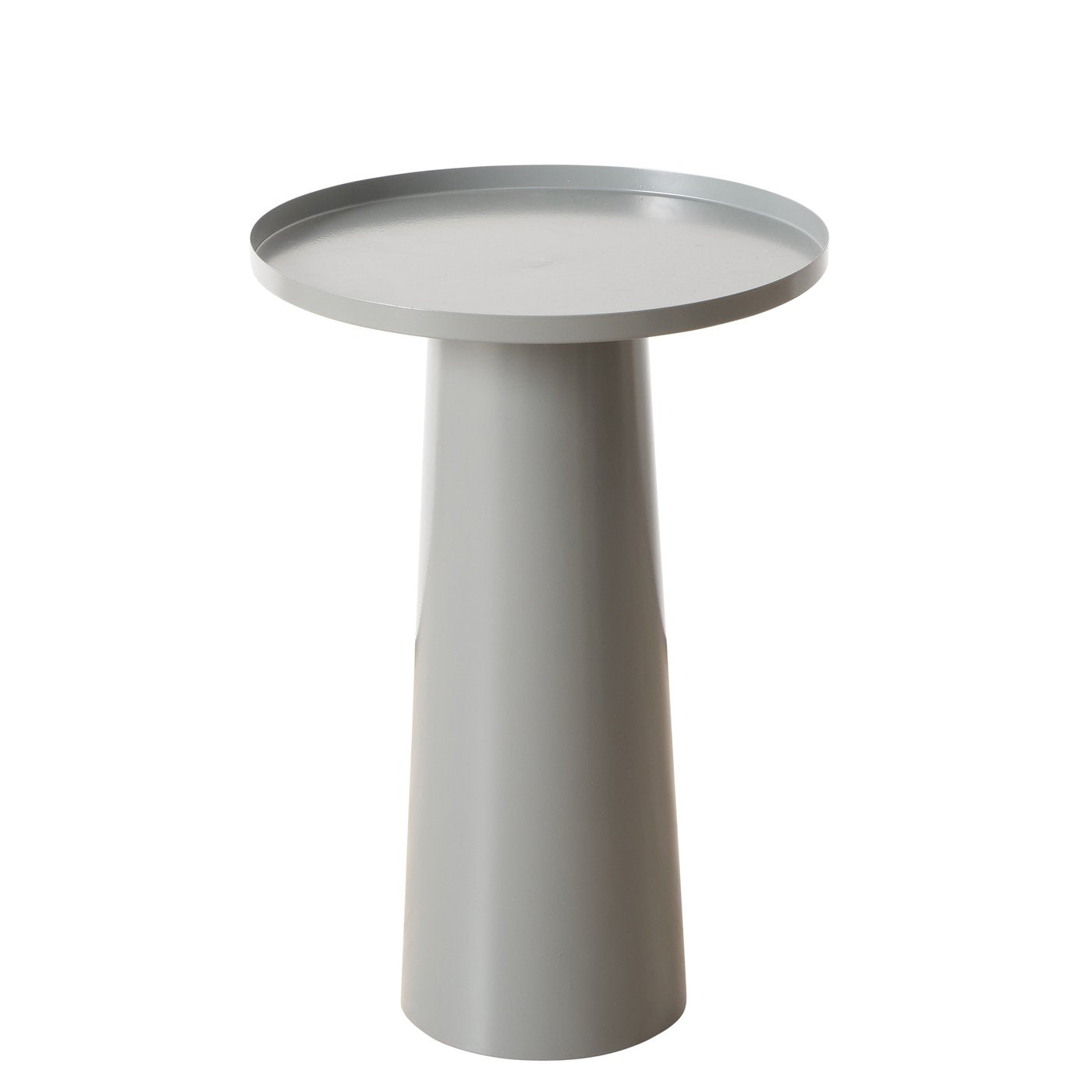 Metal side table – functional elegance in grey 