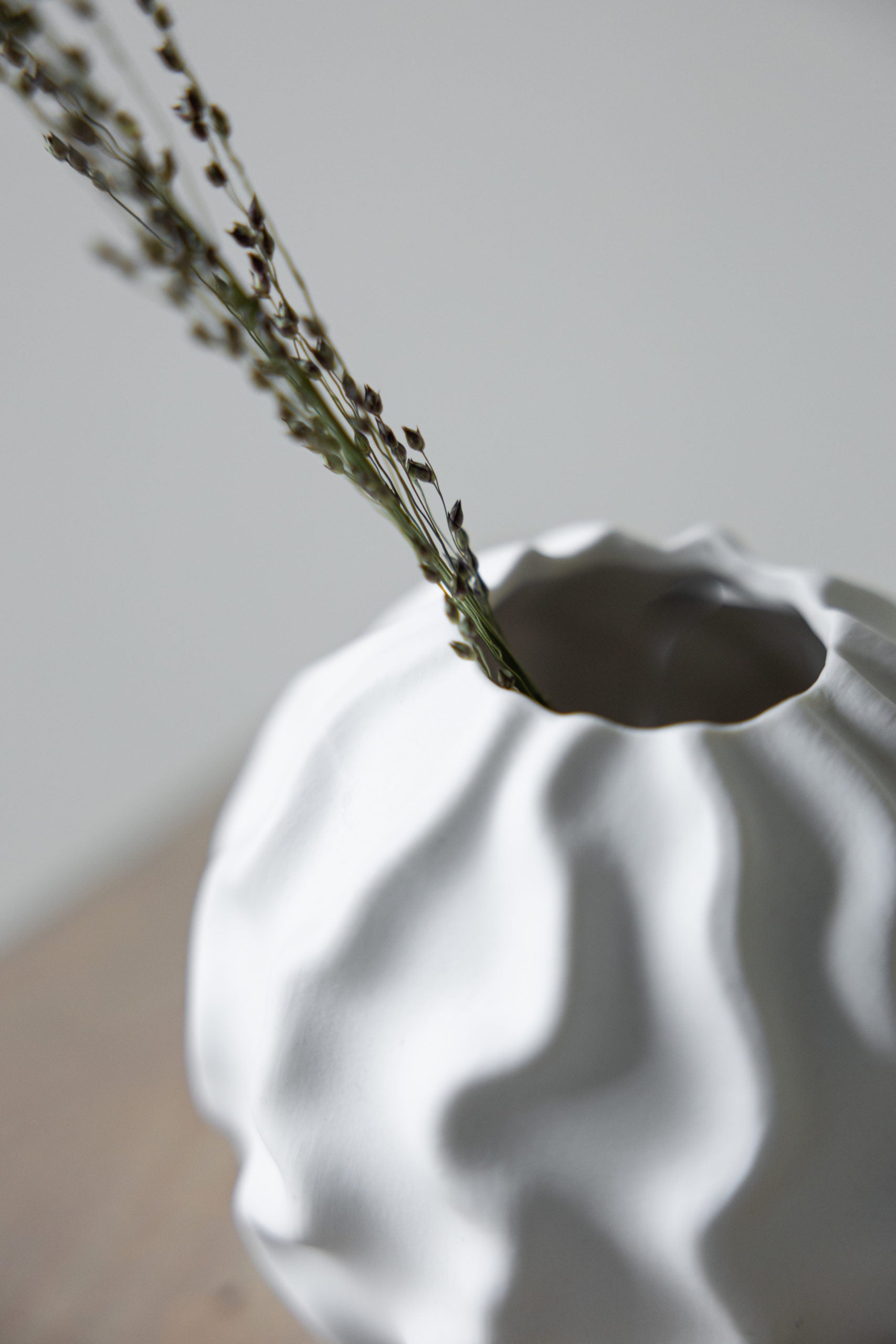 Malmbäck Vase weiss small