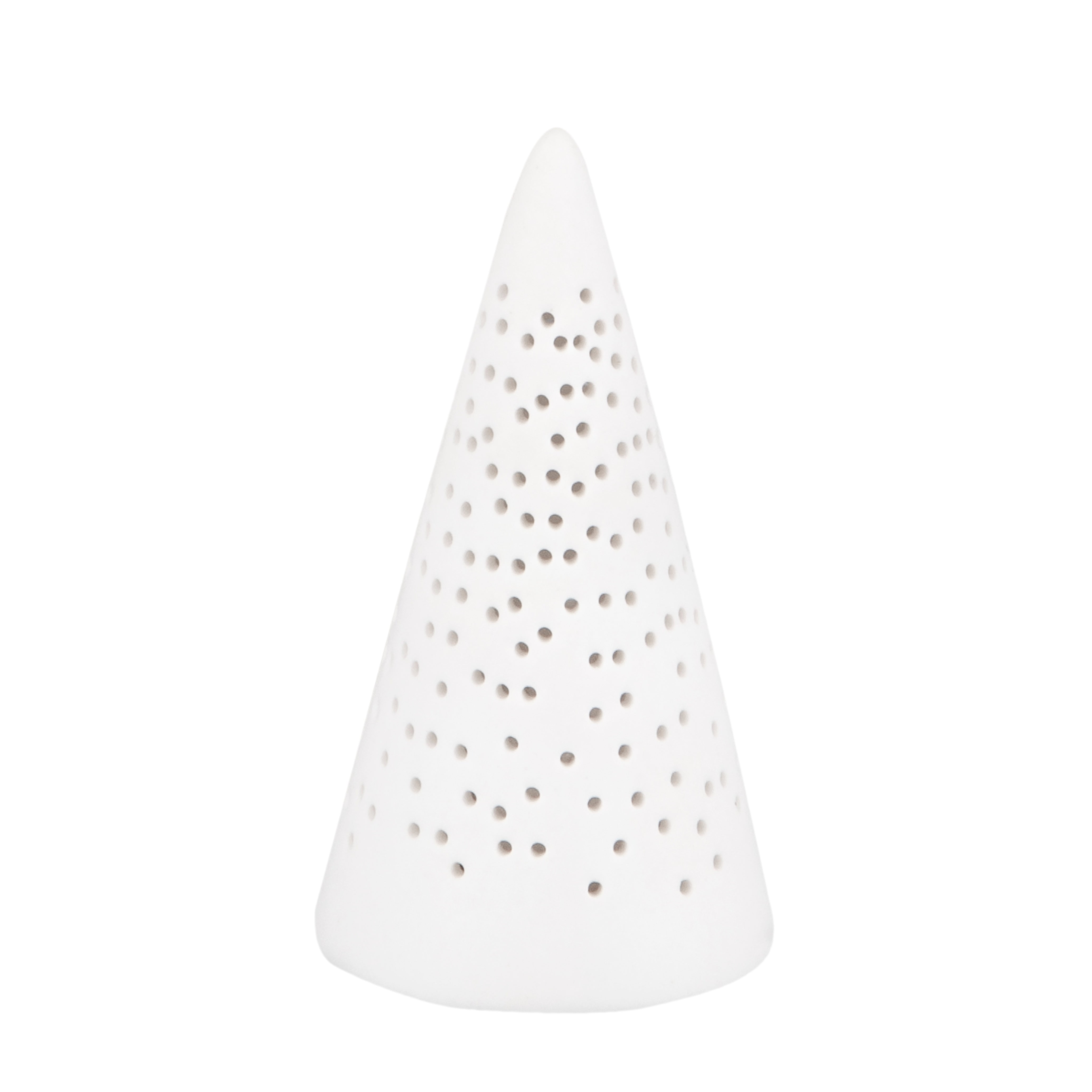 RÄDER LED light "Christmas tree" small - matt porcelain white 