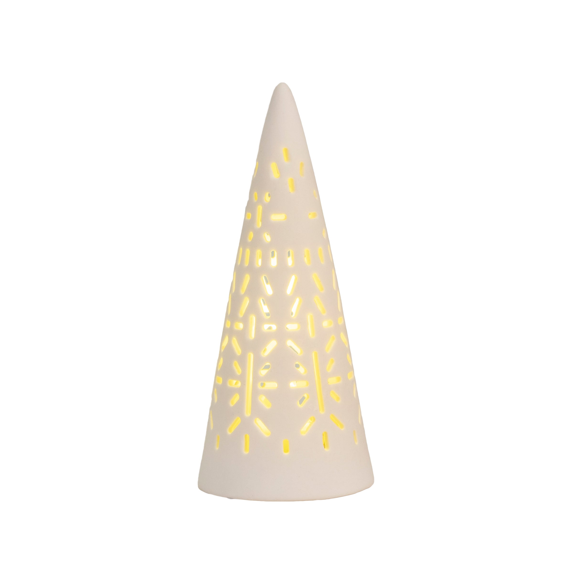 RÄDER LED light "Christmas tree" medium - matt porcelain white 