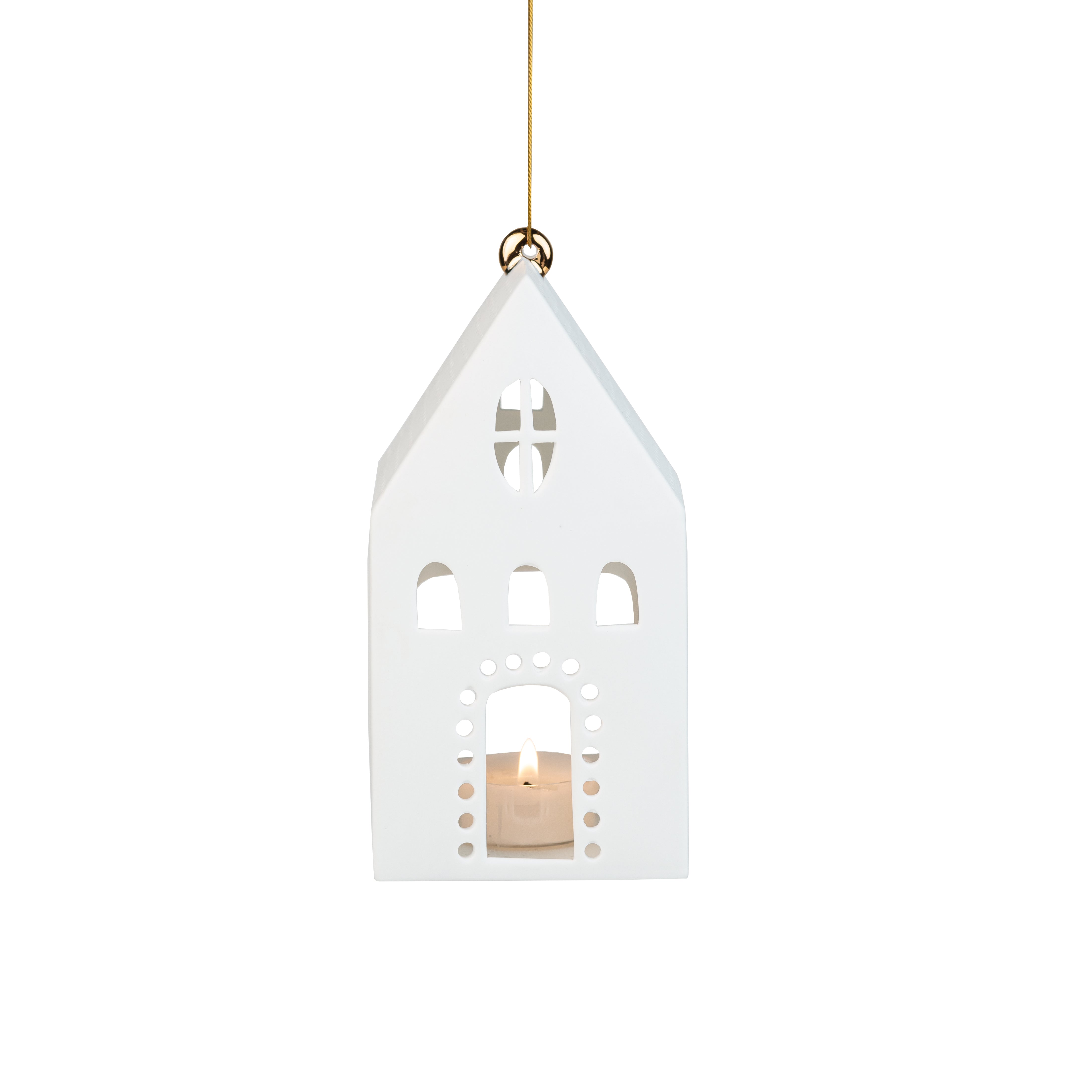 RÄDER Hanging Light House - white porcelain