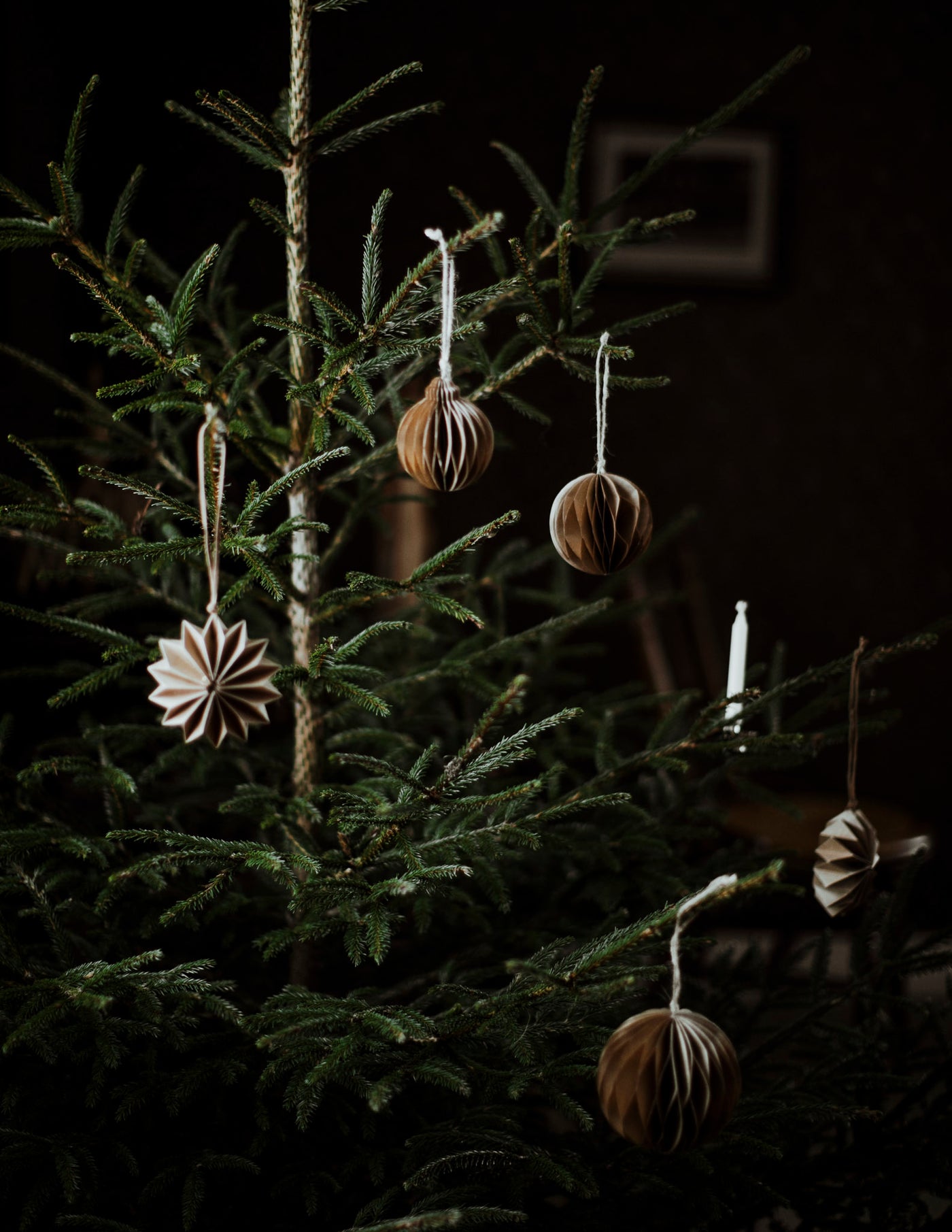 BORGVIK Weihnachtsanhänger braun