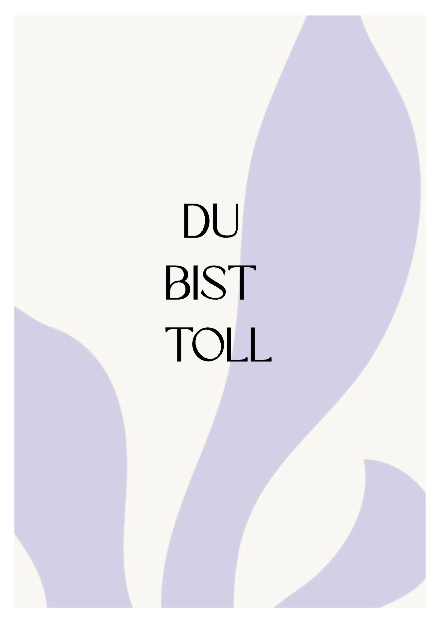 Lykke Grußkarte "Du bist toll" - Lykke&You GmbH