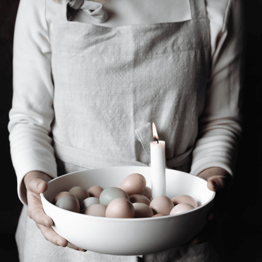 Candle holder and bowl in one - the perfect combination