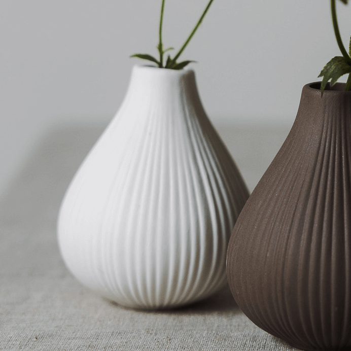 Ekenäs - Small Vase with Grooves