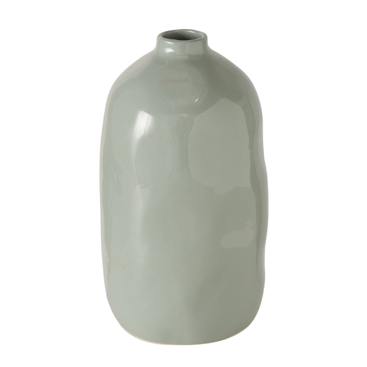 Ogivil Vase - Steingut in grün