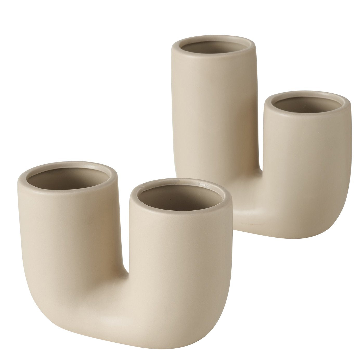 Vasen Filiko 2er Set | beige