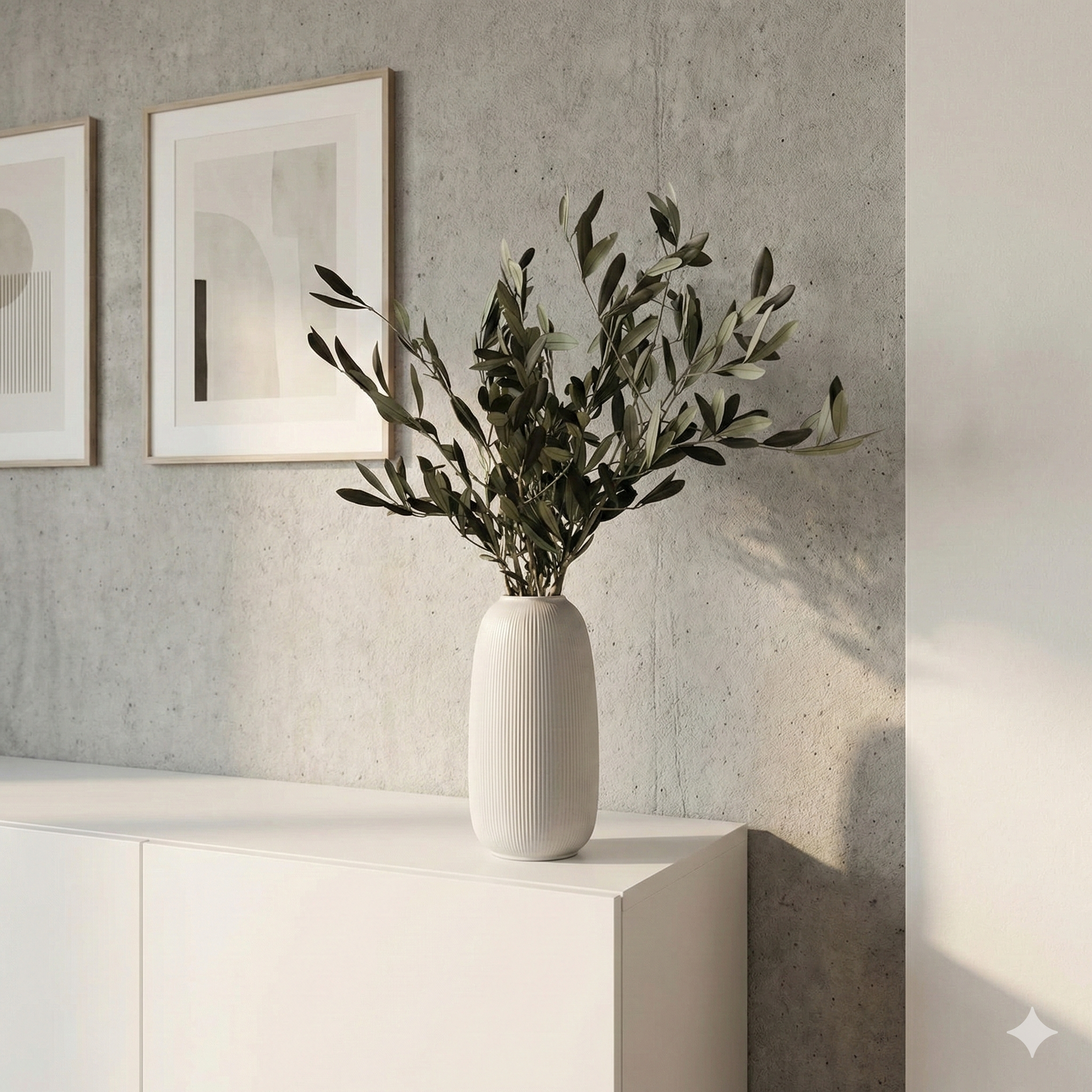 Preserved olive branches - natural decoration from Italy