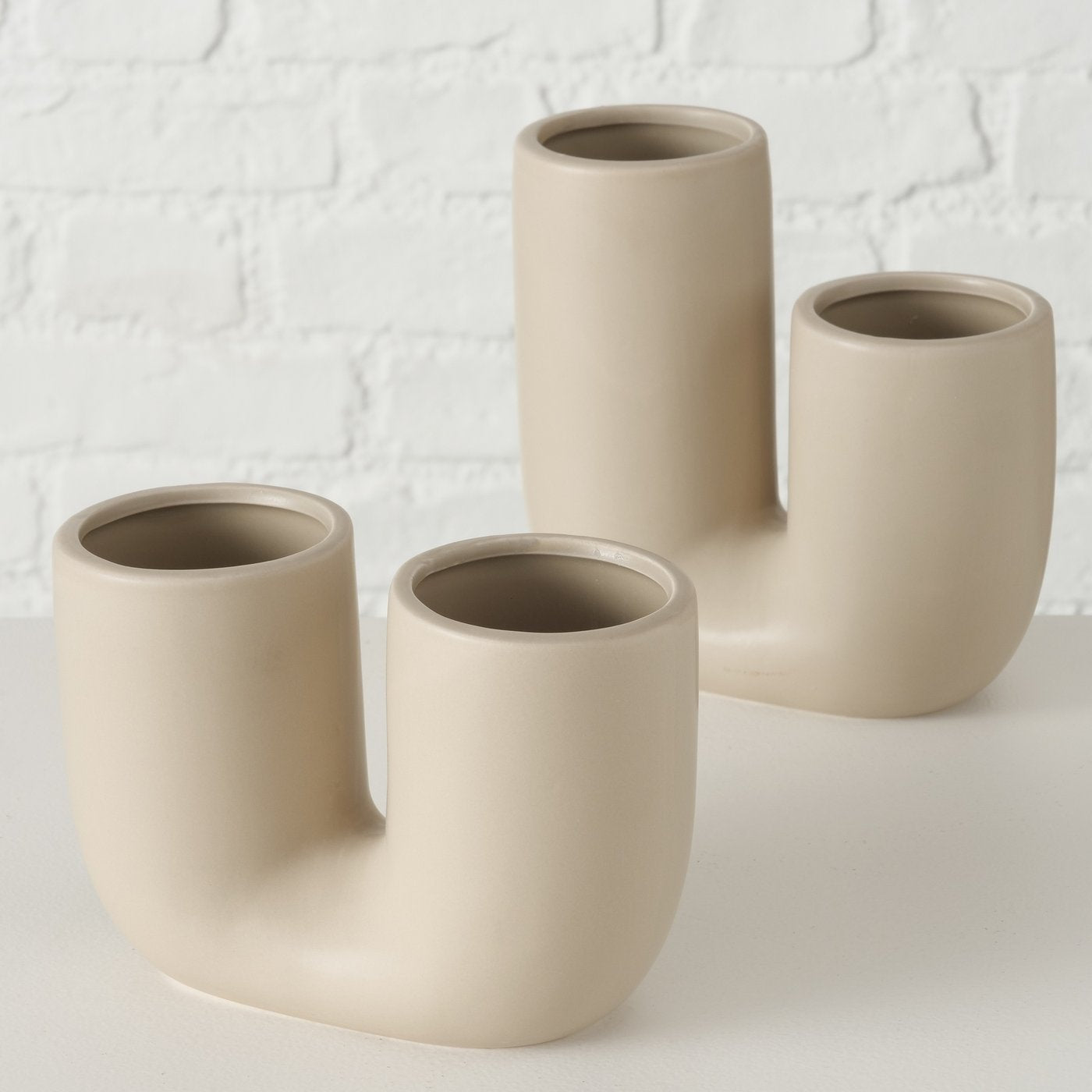 Vases Filiko set of 2 | beige